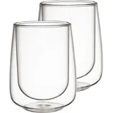 Villeroy & Boch Artesano Hot – Cold Beverages Latte-Macchiato-Becher, Set 2tlg., je 250ml - Transparent