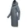 Ragwear Damen, Langer wasserdichter Parka mit Schlüsselanhänger Refutura Remake Grey Gr. 3XL - 3XL