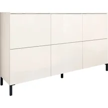 borchardt Möbel Haama 139 x 80 x 35 cm verstellbare Böden / weiß matt