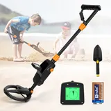 Metalldetektor Für Kinder, Metalldetektor Für Kinder Mit Lcd-bildschirm Und Akustischem Signal, Hochempfindlicher Metalldetektor Mit Wasserdichter Suchspule, Metalldetektor Für Kinder Zur Metallsuche