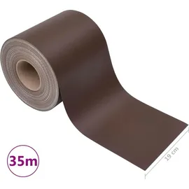 vidaXL Sichtschutz 35 x 19 cm Braun PVC