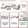 MCW Busto/Brescia Polyrattan Lounge-Set grau/creme