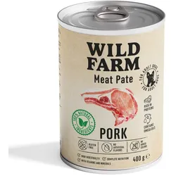 Wild Farm Pate Pork 400g glutenfreies Hundefutter