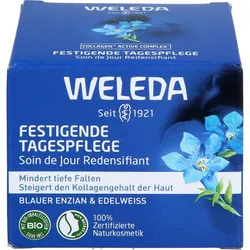 WELEDA festigende Tagespflege blauer Enz.&Edelwei. 40 ml