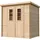 TIMBELA Gartenhaus M311C+M311G 2,04 x 1,42 m Beige