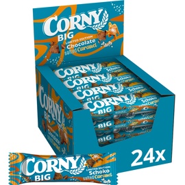 Corny Müsliriegel Corny BIG Schoko Salted Caramel, mit Schokolade und gesalzenem Karamell, Großpackung 24x40g