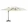 vidaXL Ampelschirm mit Aluminium-Mast 400 x 300 cm Sandweiß