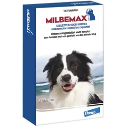 Milbemax Entwurmungstabletten für Hunde ab 5 kg 16 Tabletten