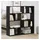 vidaXL Raumteiler 105 x 24 x 102 cm Schwarz