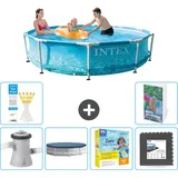 Frame Pool Rund - 305x76 Cm - 7-teilig  S259