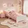aiyaplay Kinderbett 70 x 140 cm MDF rosa