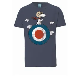 LOGOSHIRT Peanuts - Snoopy Blau/ Grau 3XL