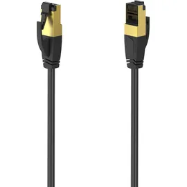 Hama Netzwerkkabel CAT-8 Geschirmt 40 Gbit/s S/FTP 5 m Schwarz