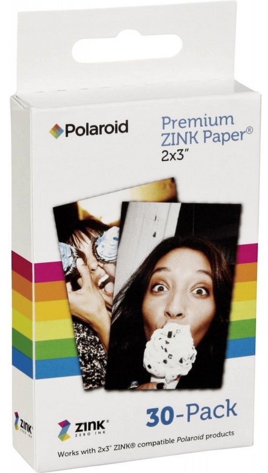 Polaroid Fotopapier M 230 Zink 30 Blatt - Fotopapier - weiß weiß