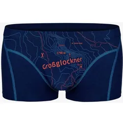 Ein schöner Fleck Erde Boxershorts Grossglockner Tiefblau blau S