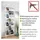 Wenko Teleskop-Schuhregal Atlas weiß 68,5 x 8,5 x 100,0 - 300,0 cm