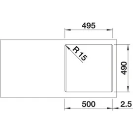 Blanco NAYA 5 SILGRANIT softweiß - Weiß