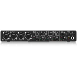 Behringer U-PHORIA UMC404HD Audiophiles 4x4, 24-Bit/192 kHz USB-Audio/MIDI-Interface mit Midas-Mikrofonvorverstärkern