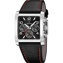 Festina Quarz Herren On the square F20653/3 - schwarz - 36.0mm