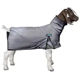 Weaver Leather ProCool Ziegendecke mit reflektierenden Paspeln, groß, grau