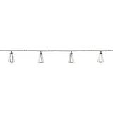 Star Trading LED-Lichterkette Metall 180 cm Warmweiß Schwarz
