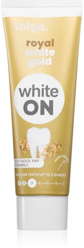 Tołpa On White Royal White Gold bleichende Zahnpasta 75 ml