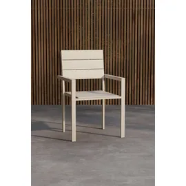 venture home Levels Gartenstuhl 58 x 60 x 90 cm beige 2 St.
