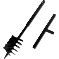 vidaXL Erdbohrer mit Griff 180 mm