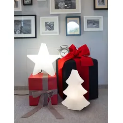 2er Christmas Set (Star & Tree 40) LED WW
