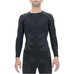 UYN Resilyon langarm Funktionsshirt mit Rundhals Herren black/anthracite XXL