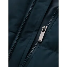 Ombre Wintermantel blau M