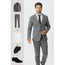The Original Performance Anzug + Hemd, Krawatten- und Derby -Schuhe - Paketangebot - Mann - TeeShoppen