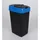Heidrun Schwingdeckeleimer 35 l Schwarz