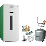 Buderus Herz firestar De Luxe T-Control, B22 Holzvergaser mit Pelletflansch, 40 kW