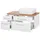 WELLTIME Waschbeckenunterschrank Davos 90 x 55 cm Weiß