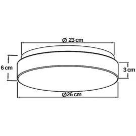 Modee Smart Lighting 24 W LED RGBW Smart Deckenleuchte Wandlampe Dimmbar Farbwechsler App Smartphone Handy Steuerung (Tuya Wi-Fi)