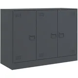vidaXL Sideboard Anthrazit 99x39x73 cm Stahl