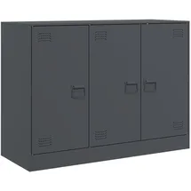 vidaXL Sideboard Anthrazit 99x39x73 cm Stahl