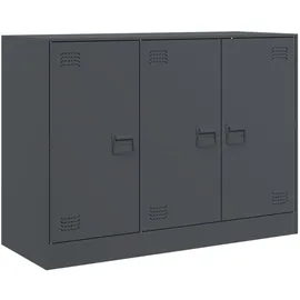 vidaXL Sideboard Anthrazit 99x39x73 cm Stahl