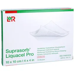 Suprasorb Liquacel Pro 10x10 cm Kompress 10 St