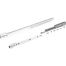 Hettich Schubladenschiene 500 mm 2 Stück grau/weiß
