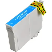 Ampertec Kompatible Tinte ersetzt Epson C13T18024010 cyan 18