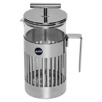 Alessi Pressfilter 0,72 l 8 Tassen Silber