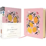 Zondervan Niv, Journal the Word Bible (Perfect for Note-Taking), Double-Column, Leathersoft, Pink, Red Letter, Comfort Print:
