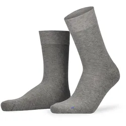 Socken HUDSON "AIR PLUSH", Damen, Gr. 39-42, silber, Baumwollmischung, normal, Socken Socken, super weicher Laufkomfort, sportliches Design