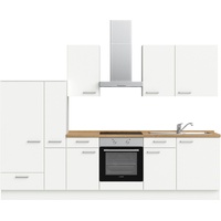 nobilia® elements Küchenzeile ""elements basic"«, vormontiert, Ausrichtung wählbar, Breite 300 cm, ohne E-Geräte