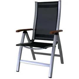 SUN GARDEN Gartensessel Sun Garden Alu Sun Star Comfort Klappsessel - silber silberfarben