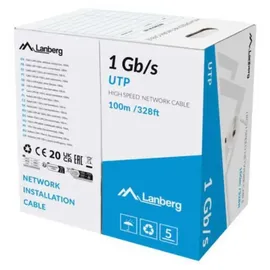 LANBERG LCU6-10CC-0100-S Netzwerkkabel Grau 100 m U/UTP (UTP)