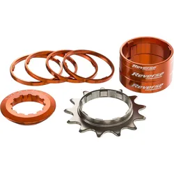 Singlespeed Kit 13T Ritzel + 7 Spacer - orange EINHEITSFARBE No Size