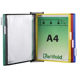 Wandhalterset mit 10 Taschen, gemischte Farben
